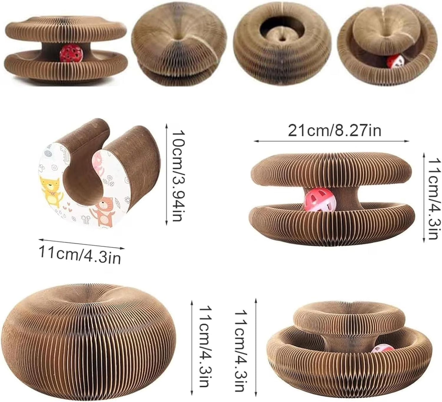 Foldable Cat Scratcher & Play Board