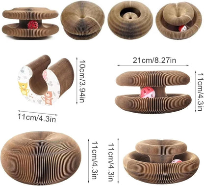 Foldable Cat Scratcher & Play Board