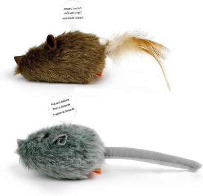 Silvervine Squeaky Mouse Cat Toys