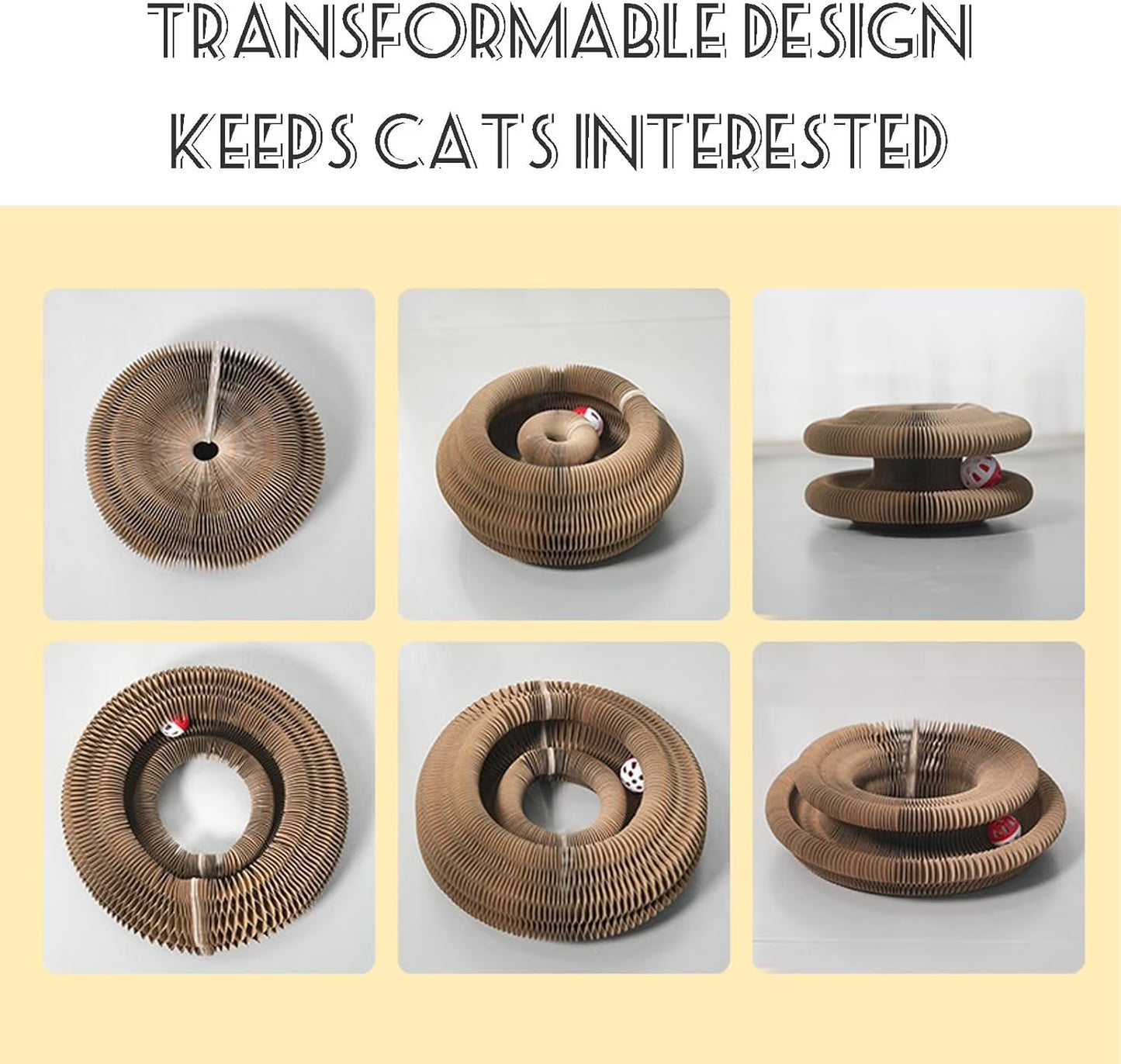 Foldable Cat Scratcher & Play Board