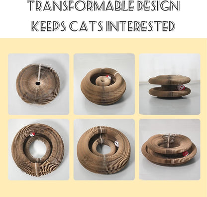 Foldable Cat Scratcher & Play Board