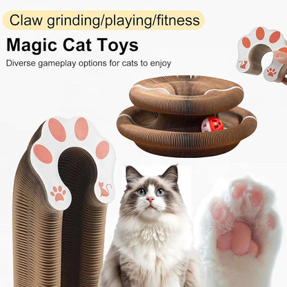 Foldable Cat Scratcher & Play Board